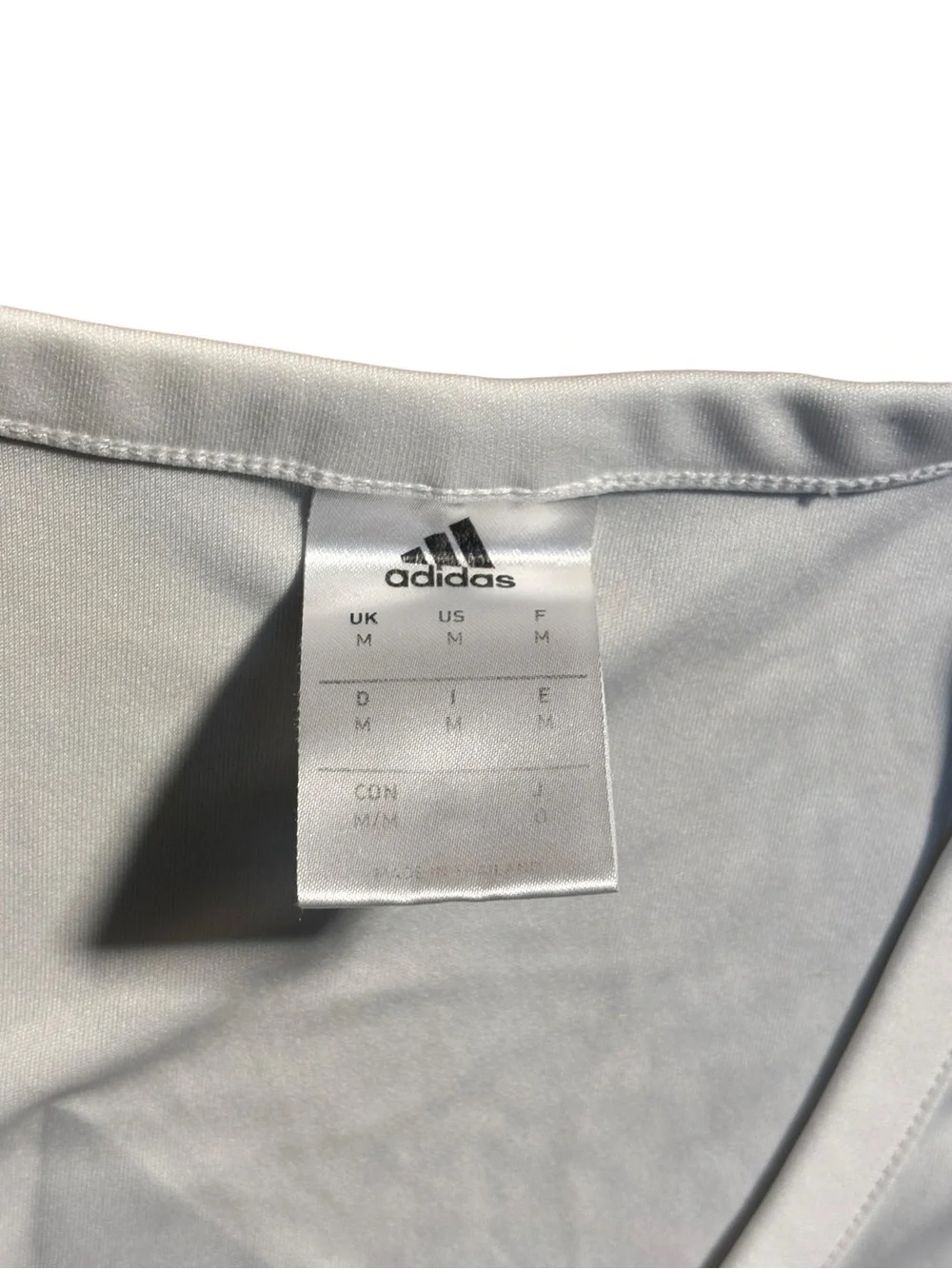 adidas White Performance Sleeveless Training Tank